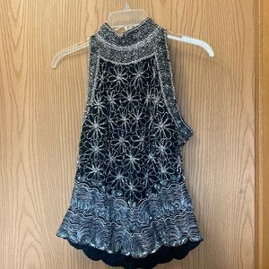Laurence kazar sequin top. Size medium